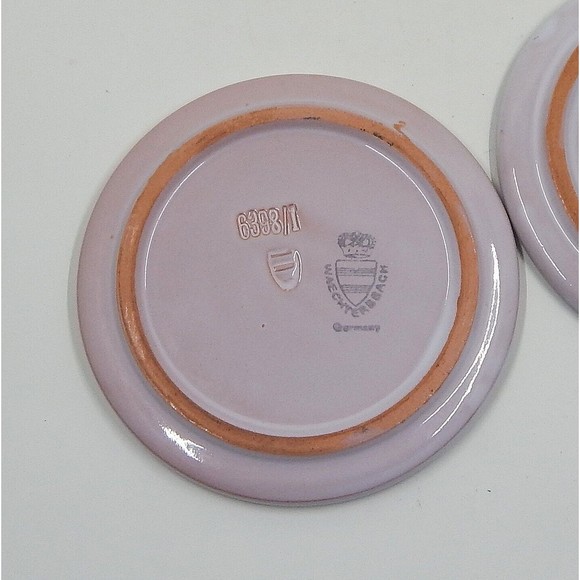 Waechtersbach Glazed Pottery German Figural Coaster Set of 4 - Picture 3 of 8